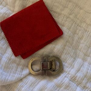 Salvatore Ferragamo Silver Belt Buckle